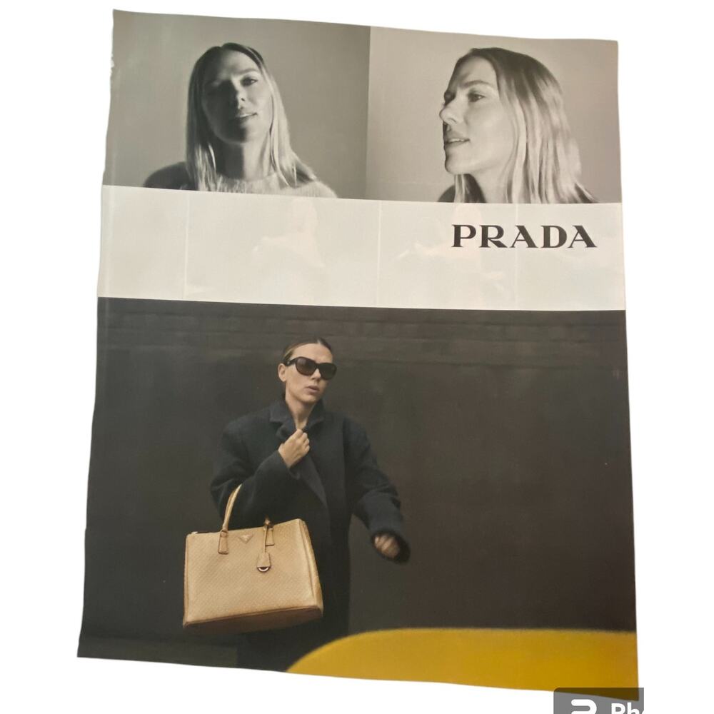 Prada and Rolex Print Ad Campaign Spring 2024 8x10 Ready to Frame Original